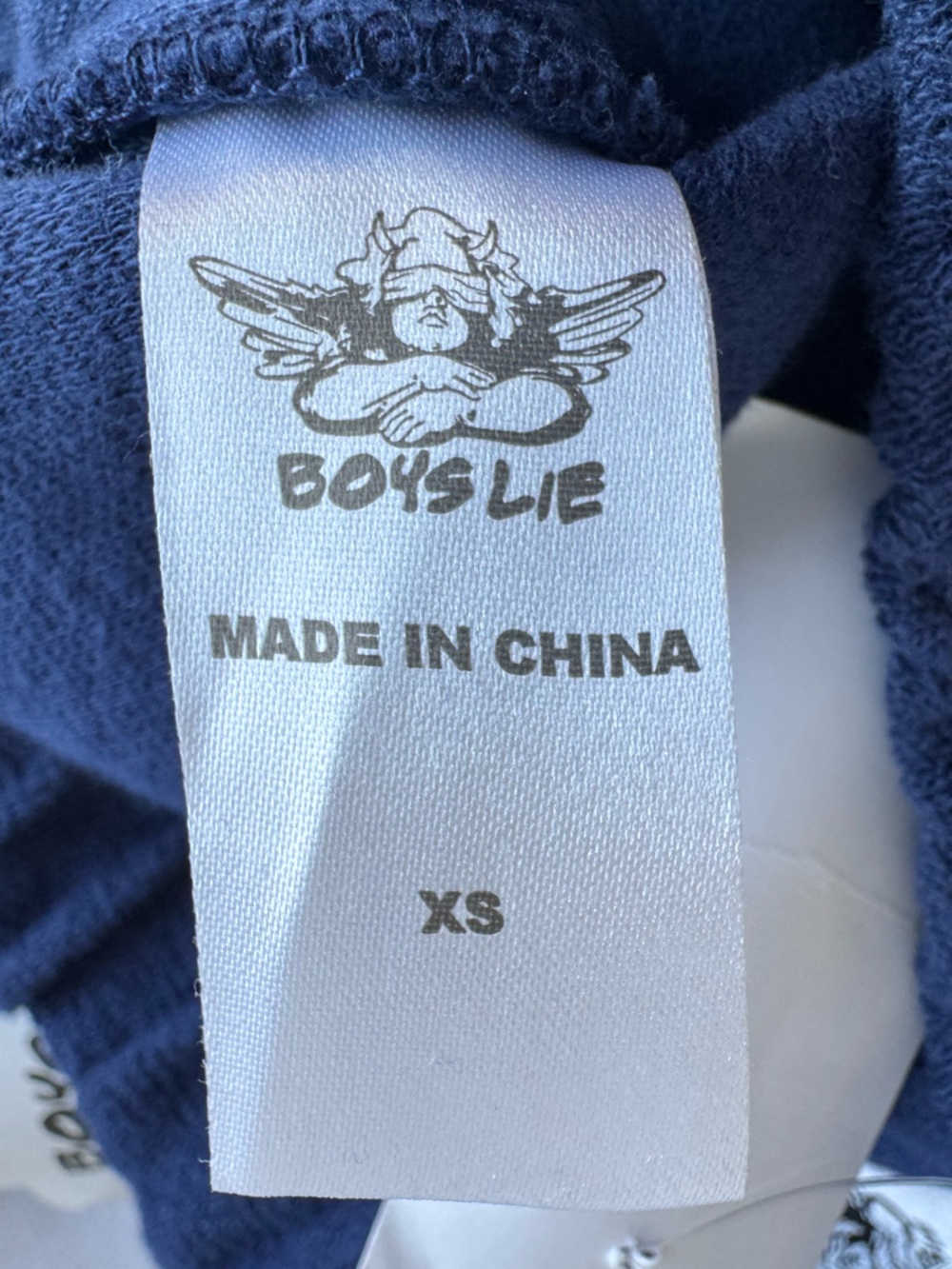 BOYS LIE PAMELA V3 MAC SLIM PANTS XS navy blue white cherubs NEW angel jogger - Picture 4 of 11